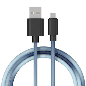 Tie-Dye Đầy Màu Sắc Chất Liệu Bán Buôn USB C Cáp 1M 2M 3Meter Loại C Cáp Nhanh Chóng Sạc Dữ Liệu Cho Iphone - Product Image 6