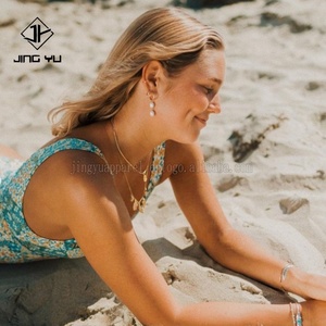 Maillot de bain une pièce pour femmes de haute qualité, sexy, taille haute, imprimé personnalisé, maillot de bain une pièce pour femmes - Product Image 4