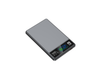 Batterie externe magnétique sans fil 5000 mAh 22,5 W à charge rapide avec affichage LED, en alliage d'aluminium, chargeur portable avec entrée Type-C