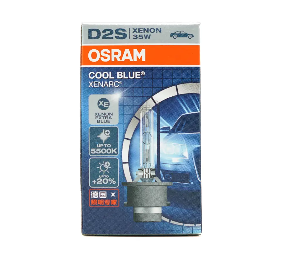 OSRAM HID ampoule xénon lumière D2S 5500K Cool blue White light 12/24V 35W fabriqué en Allemagne d'origine