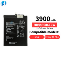 Baterai Smartphone HB486686ECW 3900mAh, Pengganti Baterai Ponsel Berkualitas Tinggi untuk Huawei Y9A / Enjoy 20 Plus