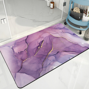 Hochwertige Mischfarbe Weiche rutsch feste rutsch feste Badezimmer teppich Marmor Design rutsch feste Badezimmer tür matte - Product Image 6