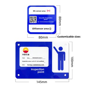 Acrylic 213/215 <span class=keywords><strong>NFC</strong></span> tuần tra kiểm tra Thẻ 13.56MHz RFID cảm biến kiểm soát truy cập thẻ cho điểm an toàn cháy nổ - Product Image 4