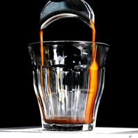 Westgreen ISO6486-1 Espresso bersertifikasi 160ml cangkir kaca kopi dan 13cm Set piring cangkir air es Latte Cappuccino putih datar