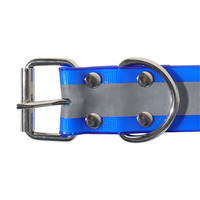 Colliers pour chiens en nylon enduit de polyuréthane à haute résistance à la traction, rubans réfléchissants, solides, personnalisables, design facile à nettoyer, Pitbull