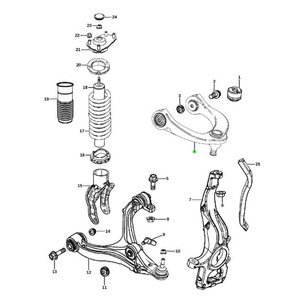 Brazo de control superior para DODGE Durango Grand Cherokee 68282329AA 68282328A Suspensión MacPherson - Product Image 4