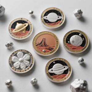 Chất Lượng Cao Không Gian Hành Tinh Lưu Niệm Đồng Xu Biểu Tượng Tùy Chỉnh Chuyên Nghiệp Bán Buôn Khuyến Mại Kim Loại Kỷ Niệm Đồng Xu Hành Tinh Chủ Đề - Product Image 4