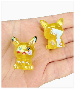 Perline in Resina da 28mm con Figurine di Animali Anime, Luminose al Buio, per Creazione di Gioielli e Braccialetti Fai-da-Te - Product Image 5