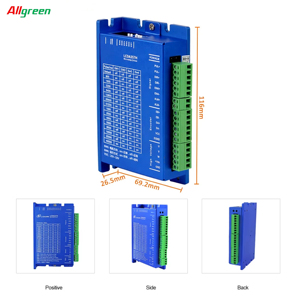 Motor paso a paso trifásico de circuito cerrado NEMA23 3N.m con freno, kit de controlador DC20-50V LCDA357H+LC57H3100 CNC - Product Image 1