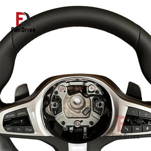 Volante de Cuero con Calefacción Personalizado para <span class=keywords><strong>BMW</strong></span> Serie G, para <span class=keywords><strong>BMW</strong></span> G05 G87 M2 G16 M5 G90 G15 G12 X3 G01 <span class=keywords><strong>M40i</strong></span> G21 Z4 G29 X6 G06 G26 G20 - Product Image 4