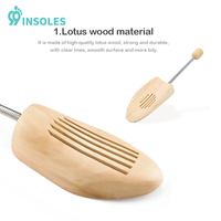 Extenseur de chaussures en bois pour femmes et hommes, semelle intérieure réglable, 99