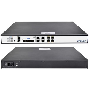Smart 4 Port EPON OLT Optical Line Terminal Manajemen Cerdas Jaringan Keamanan Serat Optik Kompatibel ONU - Product Image 2