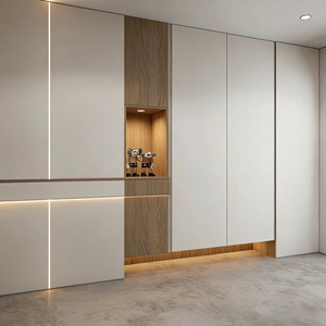 Armoire pleine hauteur du sol au <span class=keywords><strong>plafond</strong></span>, armoire de chambre personnalisée écologique - Product Image 1