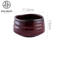 Vente chaude à la main fouet bol à mélanger traditionnel Klin changement poterie 630ml bol à thé Matcha