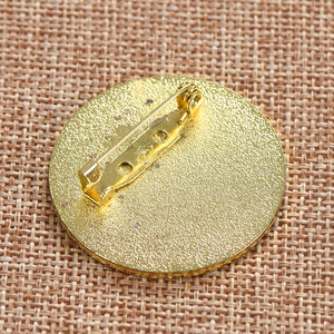 Badge en métal émaillé personnalisé, circulaire, sans nickel, cadeau d'entreprise - Product Image 2