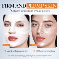 Masque Visage Coréen Hydratant et Éclaircissant au Collagène d'Escargot et Niacinamide SADOER – Prix de Gros OEM pour Peaux Sèches Lumineuses