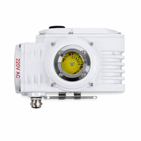 Vanne à boisseau sphérique électrique ON/OFF en plastique UPVC, double union, à emboîtement par colle ou filetage NPT, 1'' DN25, 2'' DN50, DN40, DN65, compatible DC24V AC220V