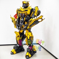 Costume de robot LED personnalisé avancé, costume de robot LED portable, taille adulte, costume de marcheur sur échasses LED pour cosplay humain