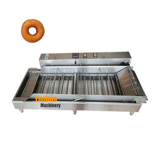 Freidora eléctrica integrada de gas comercial para donas/precio de máquina freidora de donas industrial - Product Image 5