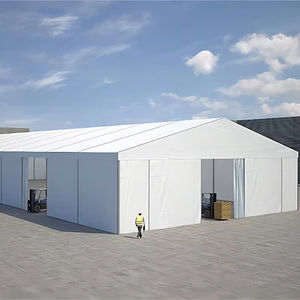 เต็นท์เก็บของกันน้ำโครงอะลูมิเนียม ZC ZC01 ผ้าใบ PVC สำหรับใช้ภายใน/ภายนอกอาคาร เหมาะสำหรับเก็บเครื่องจักรกลการเกษตรและอุปกรณ์ต่างๆ - Product Image 1