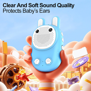 Meilleures ventes : Talkie-walkie étanche IP46 pour enfants, <span class=keywords><strong>interphone</strong></span> vocal <span class=keywords><strong>sans</strong></span> <span class=keywords><strong>fil</strong></span> 2,4 G, appel à une touche pour les rassemblements familiaux - Product Image 5
