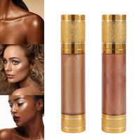 Huile Illuminatrice Liquide Scintillante Luxe Végane Imperméable Personnalisable pour le Corps et le Visage, Effet Longue Durée