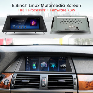 HFmidia 2026 New Linux <b>System</b> 8.8inch For BMW X5 X6 E70 E71 <b>Wireless</b> CarPlay Auto Car Video Players KSW - Product Image 5