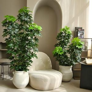 Planta Artificial de 120 cm, Simulación de Planta Verde, Decoración para Sala de Estar, Centro Comercial, Ventana, Paisajismo, Bonsái - Product Image 3