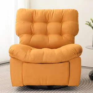 현대 회전 로커 안락 의자 편안한 거실 수동 글라이더 흔들 안락 의자