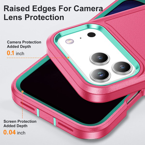 Funda Protectora Resistente a Impactos para Teléfono, con Soporte Integrado, para iPhone 17 Pro Max, 16, 15, 14, 13 - Product Image 4