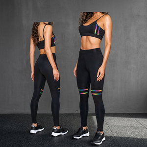 ASAP Fabrication professionnelle sur mesure de leggings de sport pour femmes, sans couture, à motif écossais, pour la salle de sport, le yoga - Product Image 3
