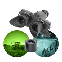 Kacamata Penglihatan Malam Helm Manual Gain Mil Spec Optics Fitur Teropong Tunggal NVG Kacamata Penglihatan Malam PVS 7 Housing
