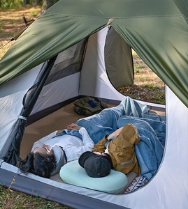 HiSpeed tunel cắm trại Lều Châu Âu 4 người Bọ Cánh Cứng nước bằng chứng Lều cắm trại ngoài trời với màn chống muỗi - Product Image 5