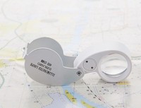Nouvelle Arrivée 2026 Vente en Gros Usine Loupe Professionnelle Rechargeable en Alliage d'Aluminium de Haute Qualité Grand Angle Objectif 40x 25mm