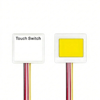 Interrupteur tactile pour miroir avec variateur CCT à un bouton, 12V 1A 12W, driver LED intégré, direct usine