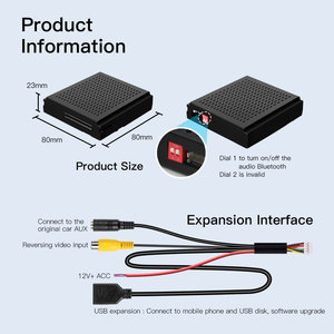 Apple CarPlay Sans Fil et Android Auto Autoabc pour Interface Becker Mercedes Benz NTG4.5 Sprinter CLS GLA SLK W246 W176 W212 W204 - Product Image 6