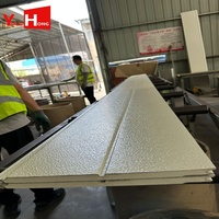 Panneaux d'isolation de sandwich à polyuréthane de mur extérieur isolés renforcés