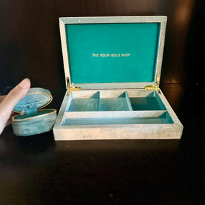 Boîte à <span class=keywords><strong>bijoux</strong></span> de luxe de couleur personnalisée en rose vintage Boîtes à <span class=keywords><strong>bijoux</strong></span> personnalisées en bois et velours de soie de luxe avec matériel doré - Product Image 1