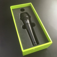 Boîte d'emballage personnalisée en pulpe moulée écologique et biodégradable pour microphones, écouteurs et appareils électroniques