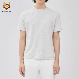 Factory OEM ODM 100% Cotton Men's <b>T</b>-<b>Shirt</b> Gym Slim Fit Tee <b>Shirt</b> Casual Blank Plain <b>Muscle</b> <b>T</b> <b>Shirt</b> for Custom - Product Image 3