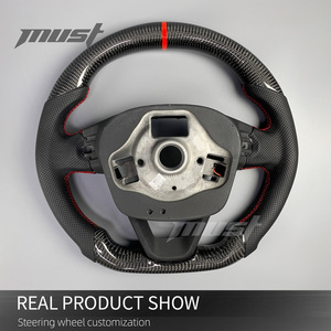 Volante Personalizado de Fibra de Carbono para <span class=keywords><strong>Seat</strong></span> León Cupra Ibiza Ateca <span class=keywords><strong>ST</strong></span> SC FR 2013-2018 con Pantalla LED Inteligente de RPM - Product Image 5