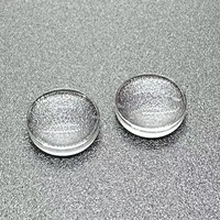 Lentille de collimation en verre asphérique de 9 mm, EFL 15 mm avec revêtement antireflet OEM pour lumière laser ou LED