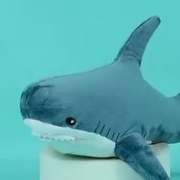 Poupée requin mignon en peluche longue jeter oreiller poupée cadeau d'anniversaire coussin requin en peluche