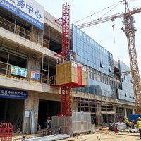 Elevador de Construcción con Motor Eléctrico Integrado Tipo U Patentado, con Bajo Costo de Mantenimiento para Edificios de Baja Altura