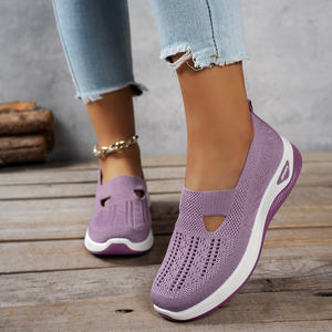 حذاء نسائي من الشركة الأصلية بتصميم عصري جديد للمشي حذاء رياضي مسطح للصيف حذاء للركض للسيدات - Product Image 5