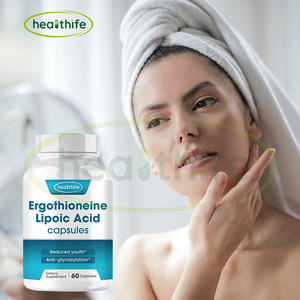 Hephife Label pribadi antioksidan suplemen otak kapsul Vitamin lipoat asam Ergothioneine - Product Image 4