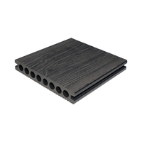 Planches de terrasse WPC modernes creuses pour extérieur, antidérapantes, imperméables, surface à grain de bois 3D, prix usine, vente chaude, directement de l'usine