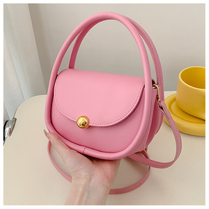 Sacs à main femme couleur bonbon tendance 2026 en cuir PU, sacs bandoulière mignons pour filles - Product Image 6