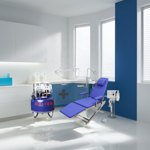 Sedia dentale mobile portatile pieghevole sedia dentale trattamento di lusso portatile con compressore d'aria pieghevole sedia dentale - Product Image 2