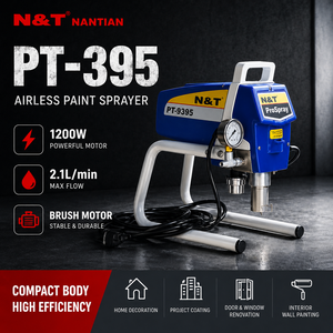 Pistola <span class=keywords><strong>de</strong></span> <span class=keywords><strong>Pintura</strong></span> Eléctrica <span class=keywords><strong>de</strong></span> Alta Presión sin Aire, Bomba <span class=keywords><strong>de</strong></span> Pistón, Máquina para Pintar Paredes, <span class=keywords><strong>Equipo</strong></span> Profesional <span class=keywords><strong>de</strong></span> Pulverización sin Aire - Product Image 1